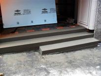 Concrete Steps Installed with Ready Mix Concrete
